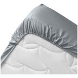 Douceur d intérieur Siva plahta s gumom od organskog pamuka 160x200 cm Biolina – | shoptok.hr