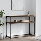 vidaXL Konzolni stol boja hrasta 100 x 35 5 x 75 cm konstruirano drvo Cijene