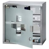INOX omarica za prvo pomoč - steklena vrata 30cm cene