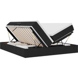  Krevet s madracem i skladištem Crna 180 x 200 cm Poliester | shoptok.hr