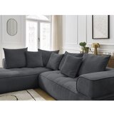 Bobochic Paris Tamno siva kutna garnitura od šenila (s lijevim kutom/u obliku slova L) Whesley – | shoptok.hr