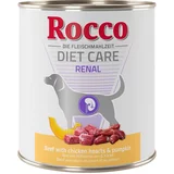 Rocco Diet Care Renal govedina s piščančjimi srci in bučo - Varčno pakiranje: 24 x 800 g