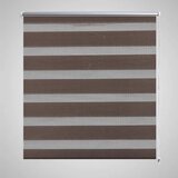 vidaXL Rolo smeđe zavjese sa zebrastim linijama 140 x 175 cm Cijene