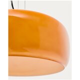 Kave Home Oranžna LED viseča svetilka s steklenim senčilom ø 38 cm Reig – | Shoptok.si