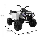 Quad na akumulator All-terrain 4 x 4 – bijeli | shoptok.hr