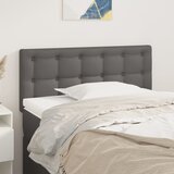  Uzglavlje sivo 90x5x78/88 cm od umjetne kože | shoptok.hr