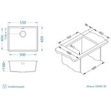 Alveus sudoper omni 30 concrete G81 | shoptok.hr