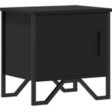  Noćni ormarić crni 40 x 30 x 40 cm od konstruiranog drva | shoptok.hr