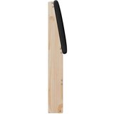  Tapecirani uzglavlje Crna 75 cm Čvrsto borovo drvo | shoptok.hr