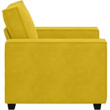 SOFA fotelja žuta 100x78x84 cm baršun | Shoptok.si