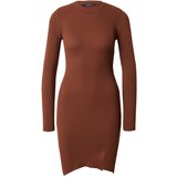 Trendyol Pletena obleka rjava | Shoptok.si