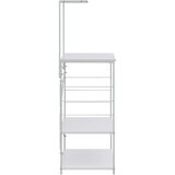 Ormarić za mikrovalnu pećnicu bijeli 60x39 6x123 cm od iverice | shoptok.hr
