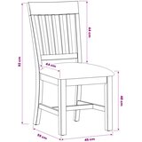  Stolac za blagovanje 2 pcs Čvrsto Hrastovo Drvo Siva | shoptok.hr
