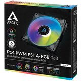 Arctic P14 pwm pst a-rgb 140mm 4-pin ventilator, črn | Shoptok.si