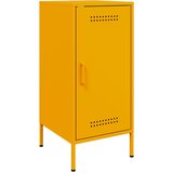  The Living Store Komoda gorčično rumena 36x39x79 cm hladno valjano jeklo - Komoda, (21496127) | Shoptok.si