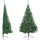  Umjetna polovica božićnog drvca sa stalkom zelena 180 cm PVC | shoptok.hr