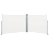Maison Chic Zložljiva stranska tenda - Senčniki krem 120x1000 cm, (22039880) | Shoptok.si