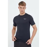 Salewa Športna kratka majica Pedroc Dry Mesh črna barva