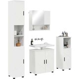 vidaXL Komplet pohištva za kopalnico 4 pcs Bela z visokim sijajem | Shoptok.si