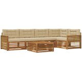  Set vanjskih sofa 6 kom. Prirodna i bež | shoptok.hr