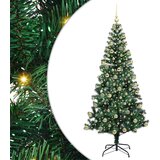 vidaXL Umjetna preddekorirana božićna jelka med 300 LED Zelena 180 cm | Shoptok.si