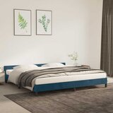  Okvir za krevet bez madraca tamnoplavi 200x200 cm baršunasti | shoptok.hr