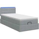  Krevet od pjene s madracem i LED-om Svjetlosiva 100 x 200 cm - Svjetlosiva 100 x 200 cm Dizajn linija | shoptok.hr
