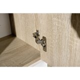 MID.YOU VISOKA KOMODA, bela, hrast sonoma | Shoptok.si