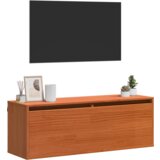  Omarica na steni Voščeno rjava 100 x 30 x 35 cm Trdna borovina | Shoptok.si