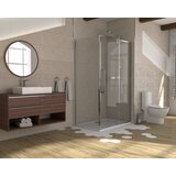 Copen Stakleni paravan CONCEPT ABSOLUT 80x200cm staklo 6mm providno pivot vrata sa fiksnim delom (C-02-6200F) | ePonuda.com