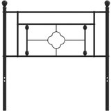  Metalno uzglavlje crno 100 cm | shoptok.hr