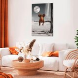 Artgeist Slika Na Platnu Elephant And Moon | Shoptok.si