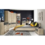 CARRYHOME Pisalna Miza Yoop, Barva Hrasta, Antracit Slike