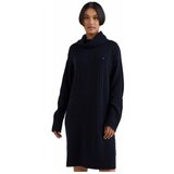 Tommy Hilfiger Softwool Cable Rollnk Dress Crna | shoptok.hr