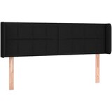  LED uzglavlje crno 147x16x78/88 cm od tkanine | shoptok.hr
