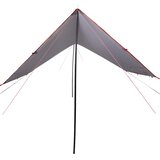 CERADA za kampiranje siva i narančasta 430 x 380 x 210 cm vodootporna | Eponuda.com