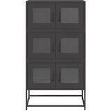  Visoka ploča crna 68x39x123 cm čelik | shoptok.hr