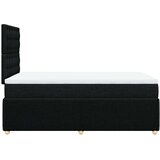  Krevet box spring s madracem crni 120 x 190 cm od tkanine | shoptok.hr