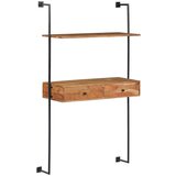vidaXL zidni radni stol od masivnog bagremovog drva 90 x 40 x 170 cm | shoptok.hr