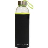  Za vodu staklena Stream 500ml crno/zelena, mutno staklo | shoptok.hr