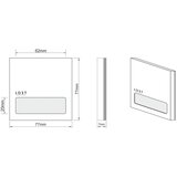  LDST AL-01-SS-BZ5 - LED svetlo za stepenište ALEX 5xLED/1,2W/230V matirani hrom | Eponuda.com