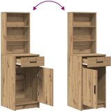  Set za toaletni stolić od 3 dijela - Umjetni hrast | shoptok.hr