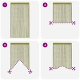  Končane Zavjese 2 kom 140x250 cm Zelene | shoptok.hr