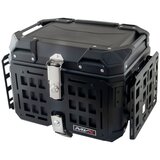 Moto kofer zadnji MVX 45 l, crni, sa naslonom i duplom bravom | Eponuda.com