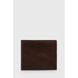 U.S. Polo Assn. Usnjena denarnica moški, rjava barva