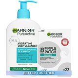 Garnier Pure Active Set gel za čišćenje lica + flasteri za prištiće Cijene