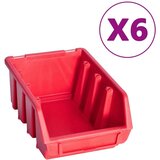  39 -dijelni set kutija za pohranu sa zidnim pločama crveno-crni | shoptok.hr