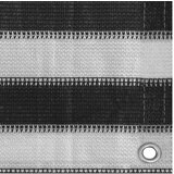 Balkonski zastor HDPE 90 x 300 cm antracit i bijeli | shoptok.hr