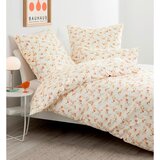 Janine POSTELJNINA Milano 135/200 cm mako saten rdečeoranžna | Shoptok.si