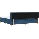  Krevet s opruga kutije s madracem Plava 200 x 200 cm tkanina | shoptok.hr